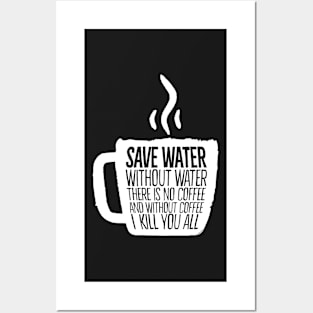 save water Posters and Art